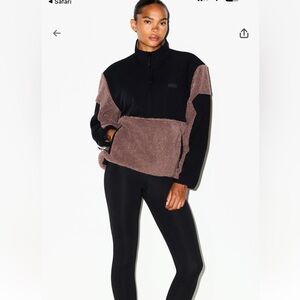 SKIMS Teddy Oversized Half Zip Pullover